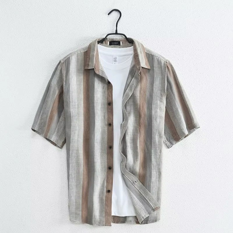 Cortez Men's Linen Button-Up Shirt