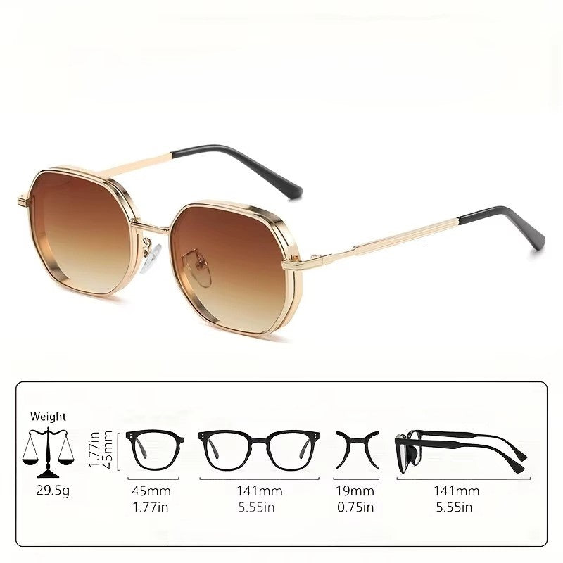 Hawthorne Metal Round Sunglasses