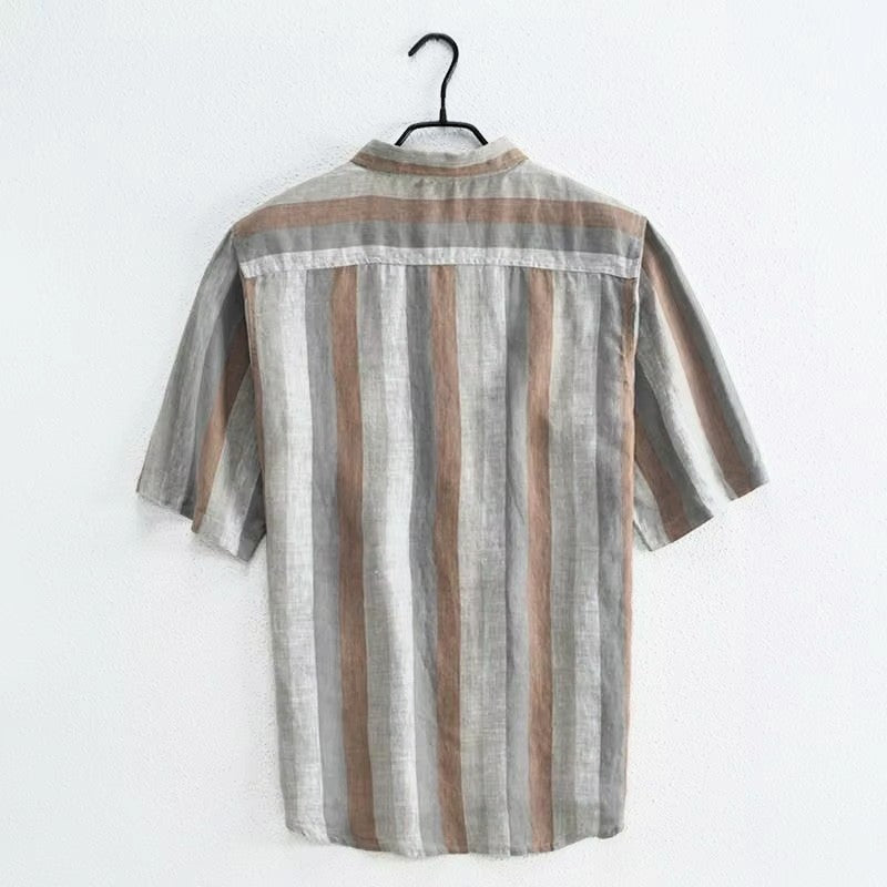 Cortez Men's Linen Button-Up Shirt