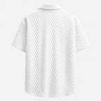 Galway Men's Cotton Jacquard Short Sleeve Shirt