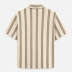 Ashland Men's Striped Knit Button-Up Shirt