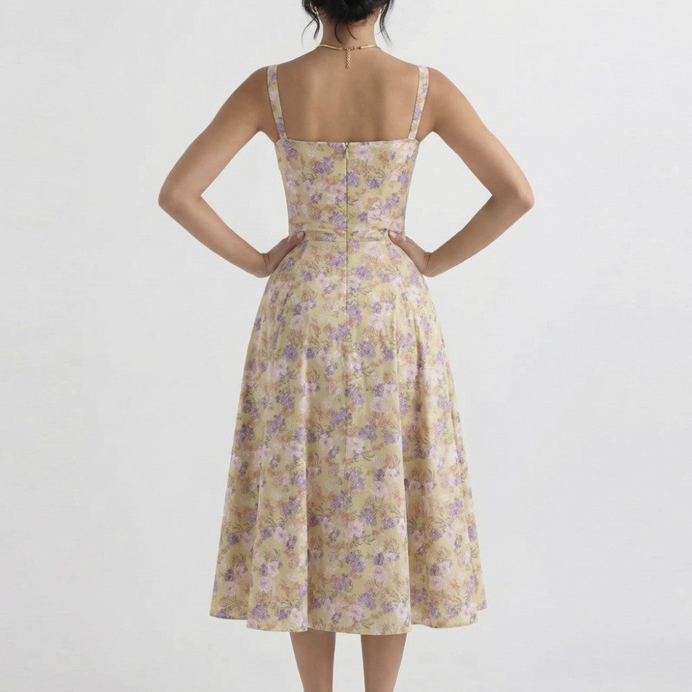 Briony Floral Midi Dress