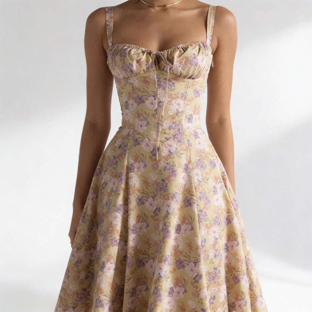 Briony Floral Midi Dress