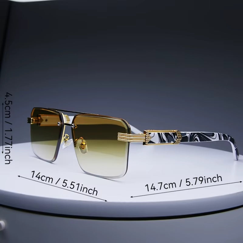 Gatsby Rimless Gradient Sunglasses